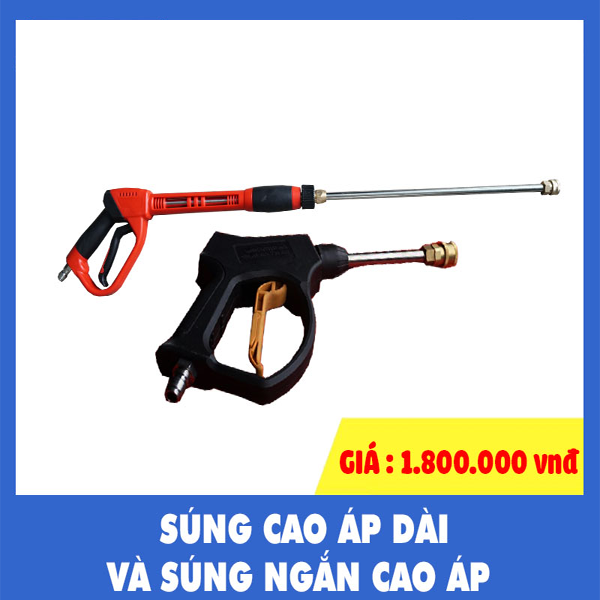 Bộ đôi súng rửa xe cao áp